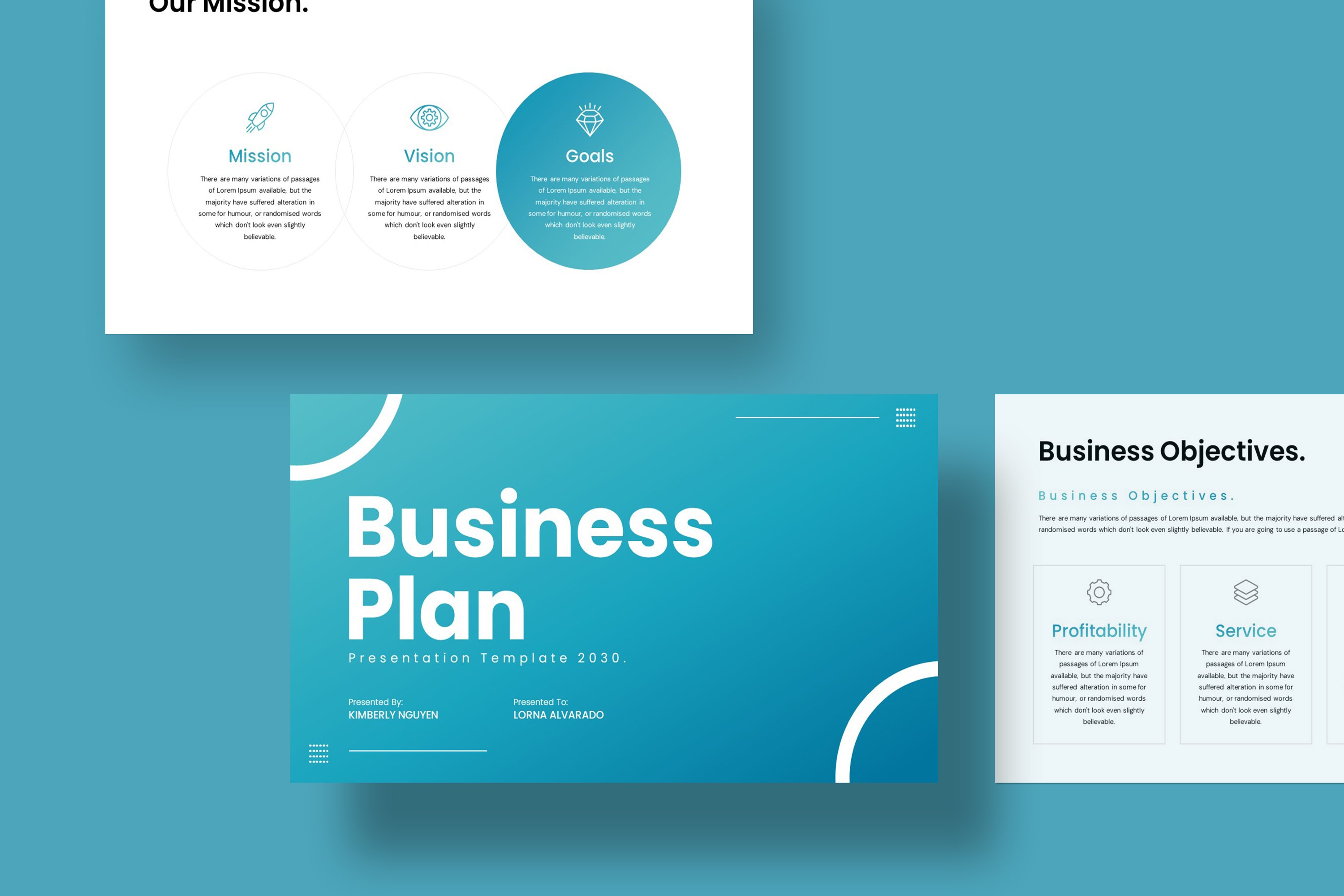 Business Plan Presentation Template 9 Design Cuts 0861