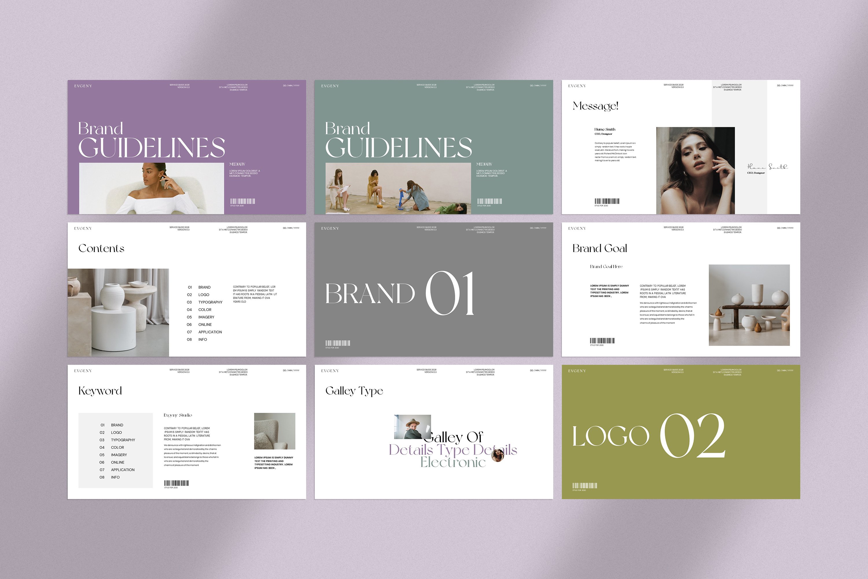 Brand Guidelines Presentation Template 3 - Design Cuts