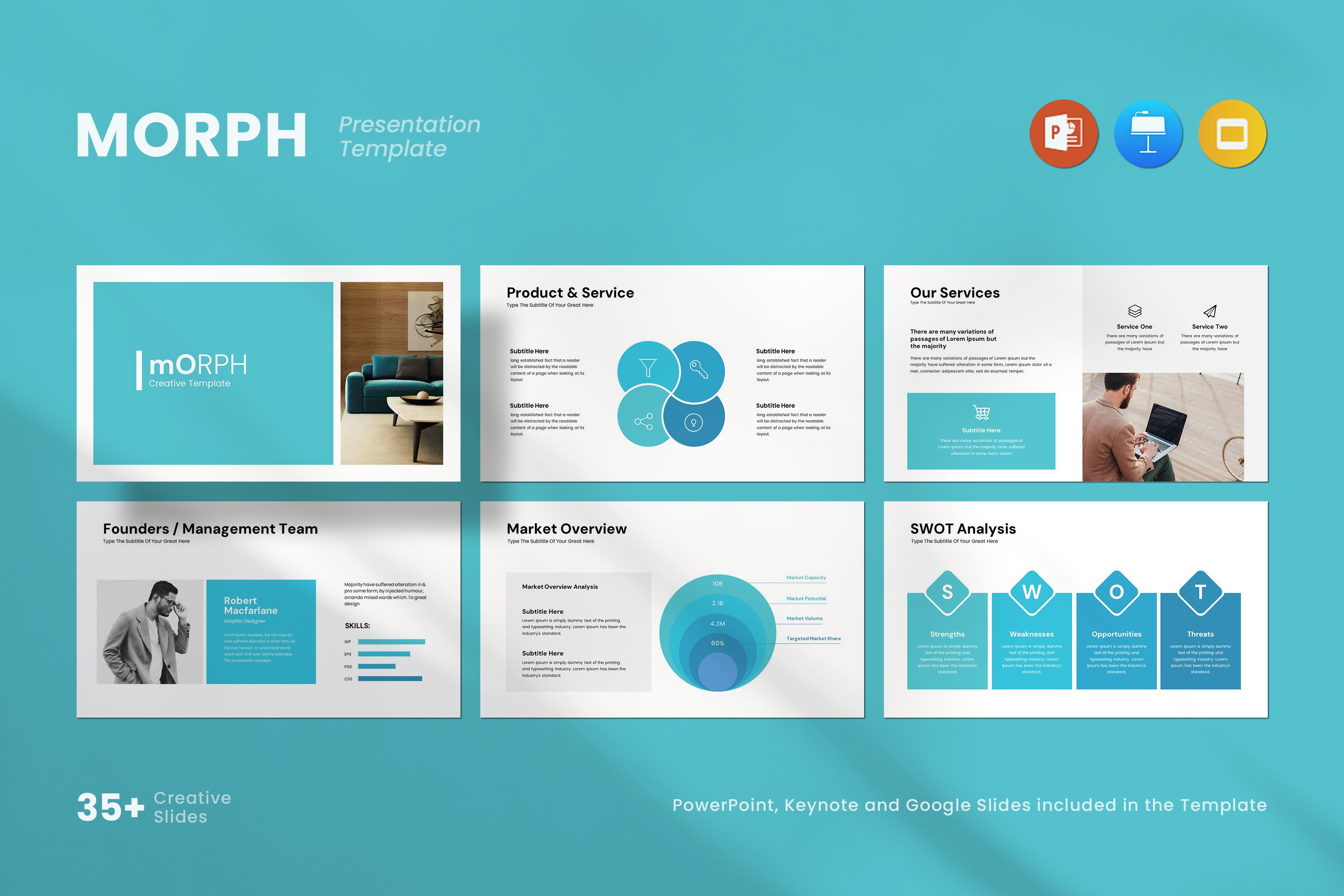 Morph Creative PowerPoint Template - Design Cuts