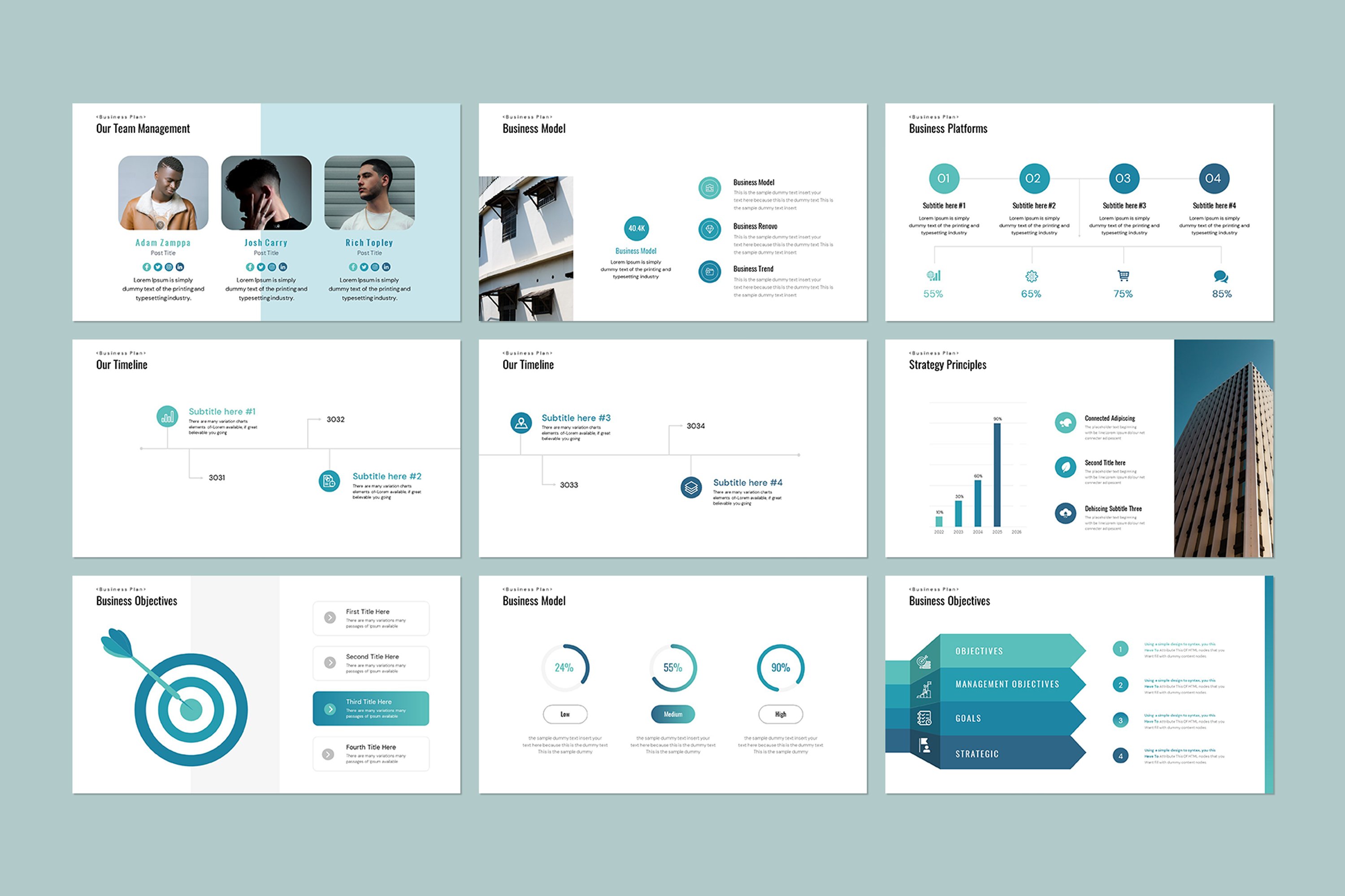 Business Plan Presentation Template 17 - Design Cuts