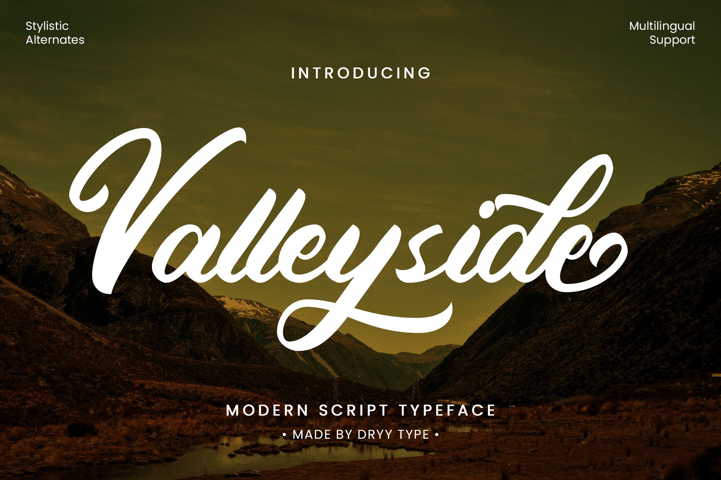 Valleyside Font - Design Cuts