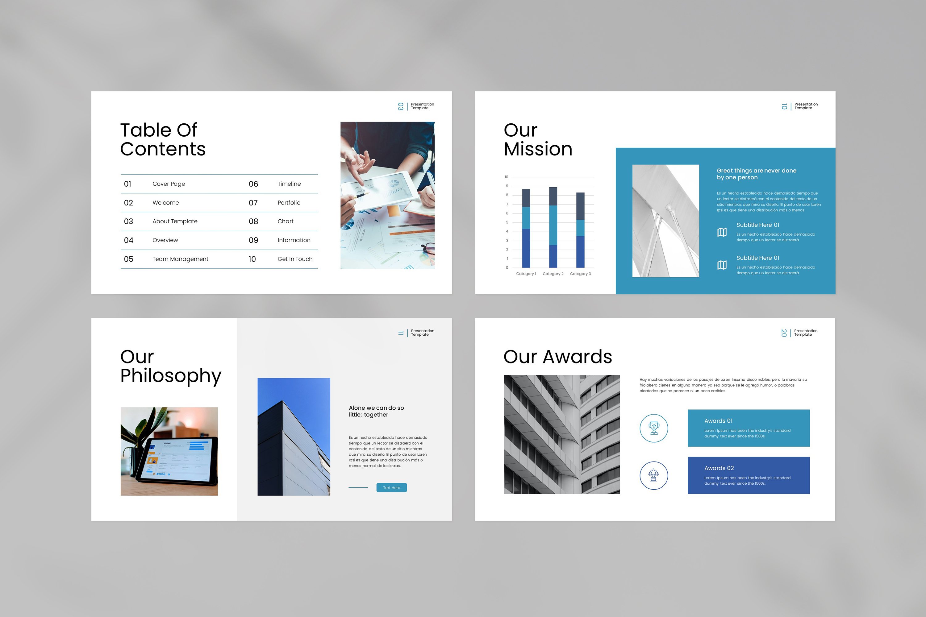 Company Profile Presentation Template - Design Cuts