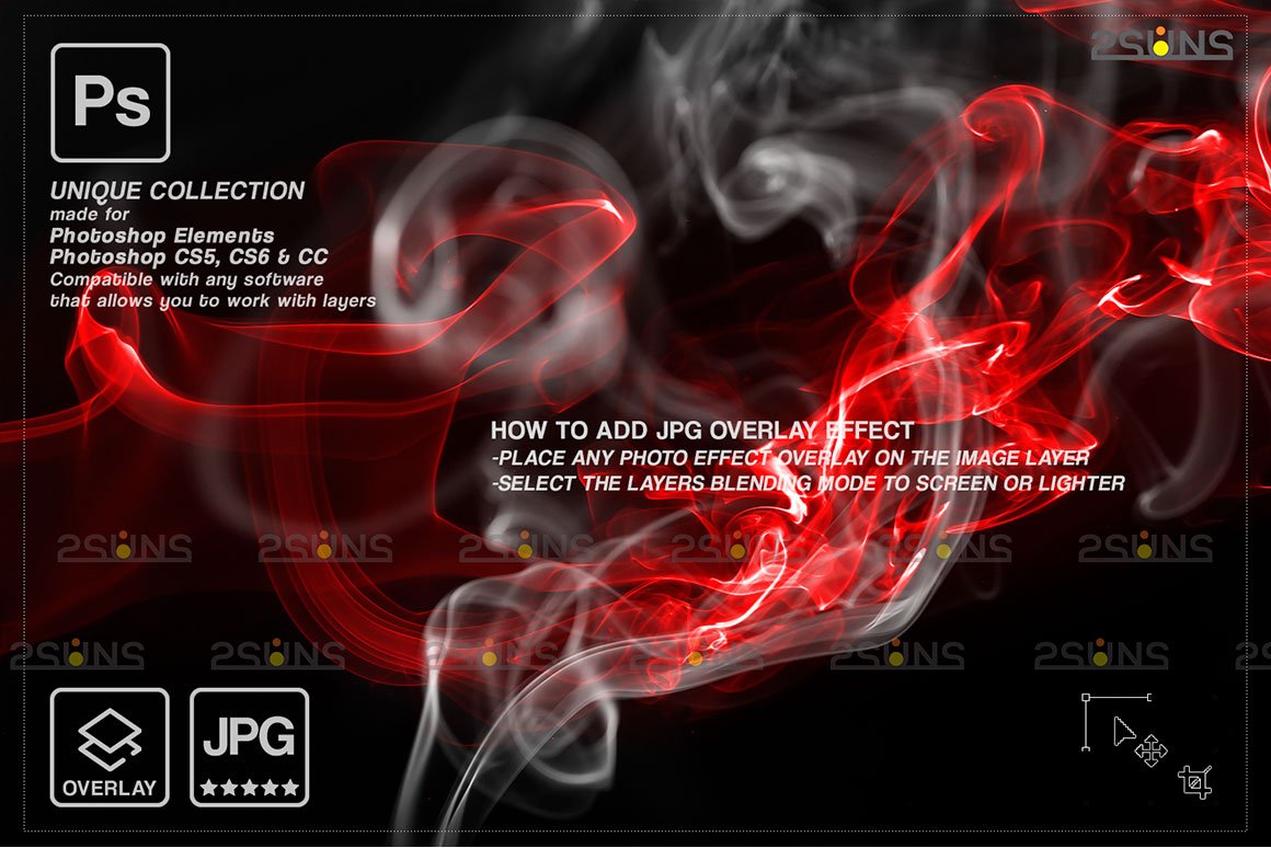 Fog Photoshop Smoke Bomb Overlay - Design Cuts