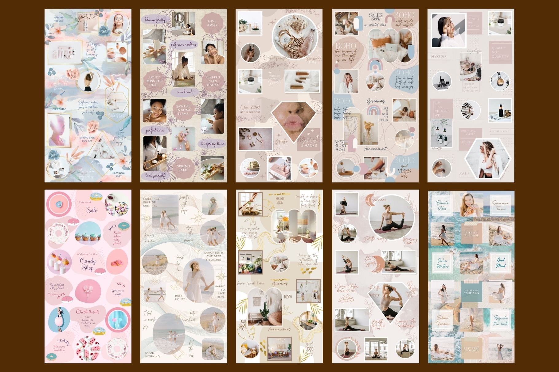 Plr Instagram Puzzle Templates For Canva - Design Cuts