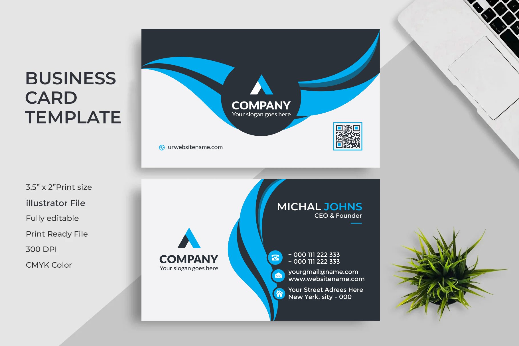 Business Card Template 25 - Design Cuts