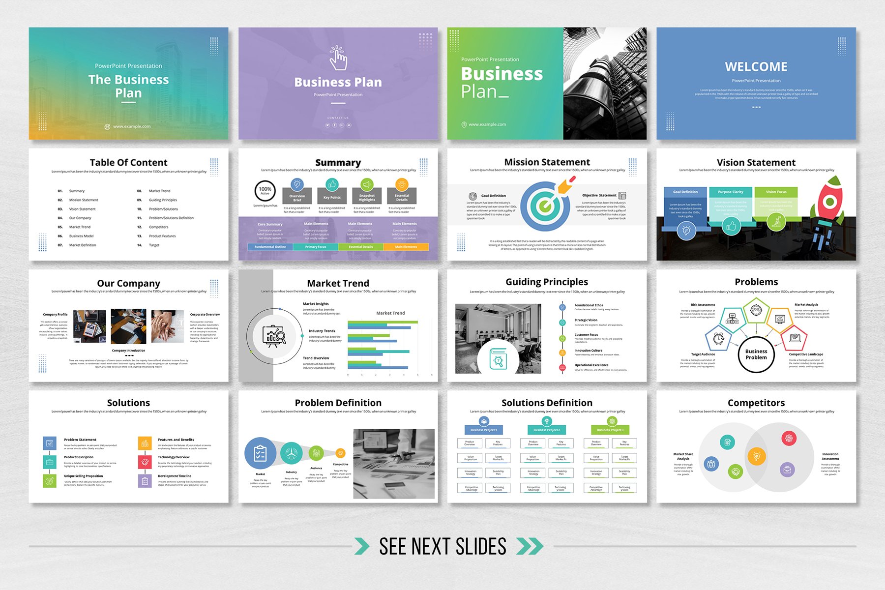 Business Plan Google Slides Template - Design Cuts