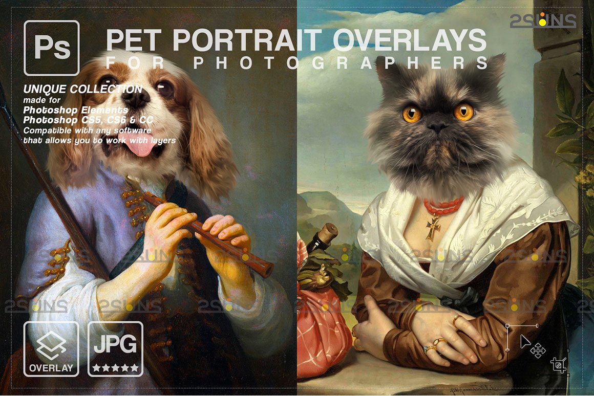 Royal Pet Portrait Templates Pet Painting 2 Design Cuts Royal Pet Portrait Templates Pet Painting 2 Design Cuts