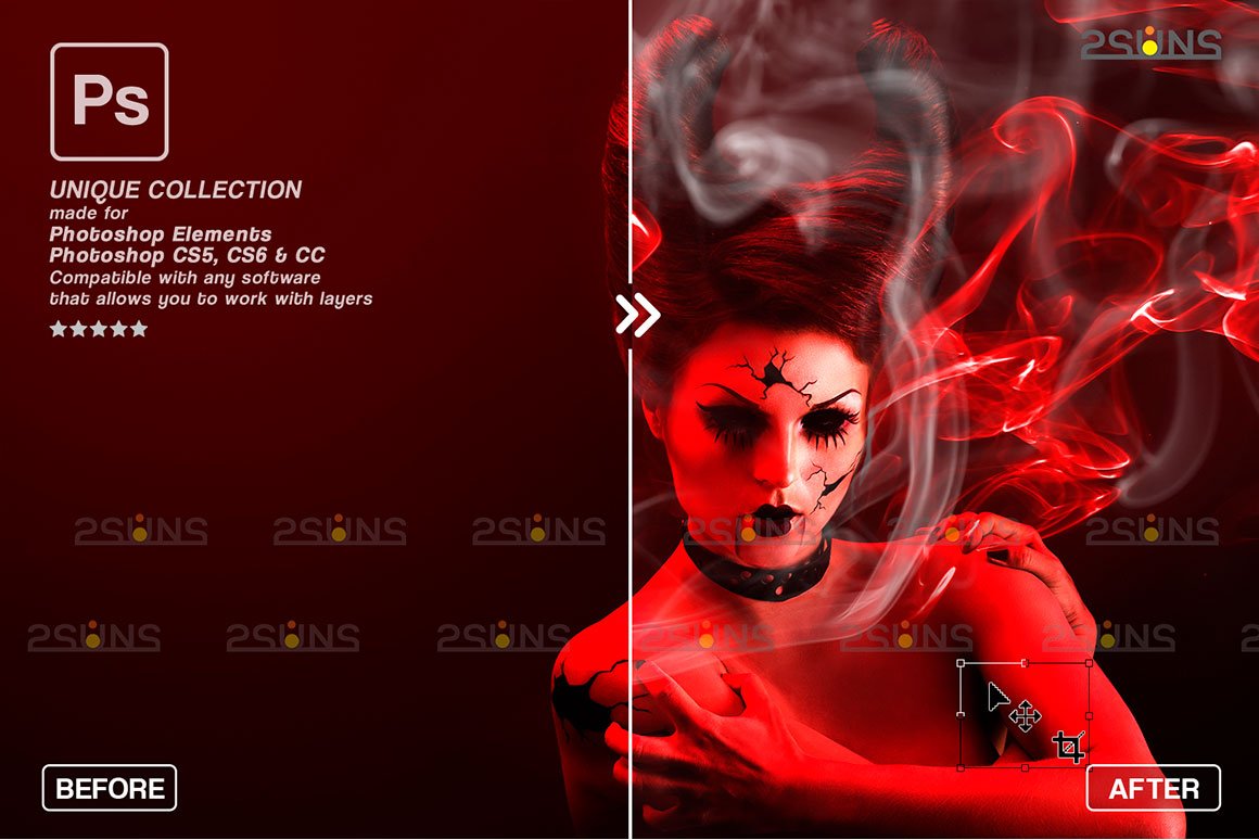 Fog Photoshop Smoke Bomb Overlay - Design Cuts