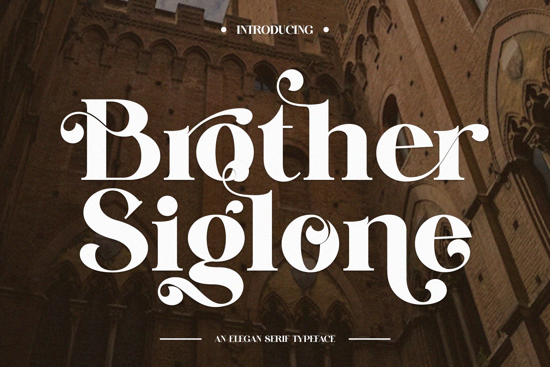 Brother Siglone Elegant Ligature Serif - Design Cuts