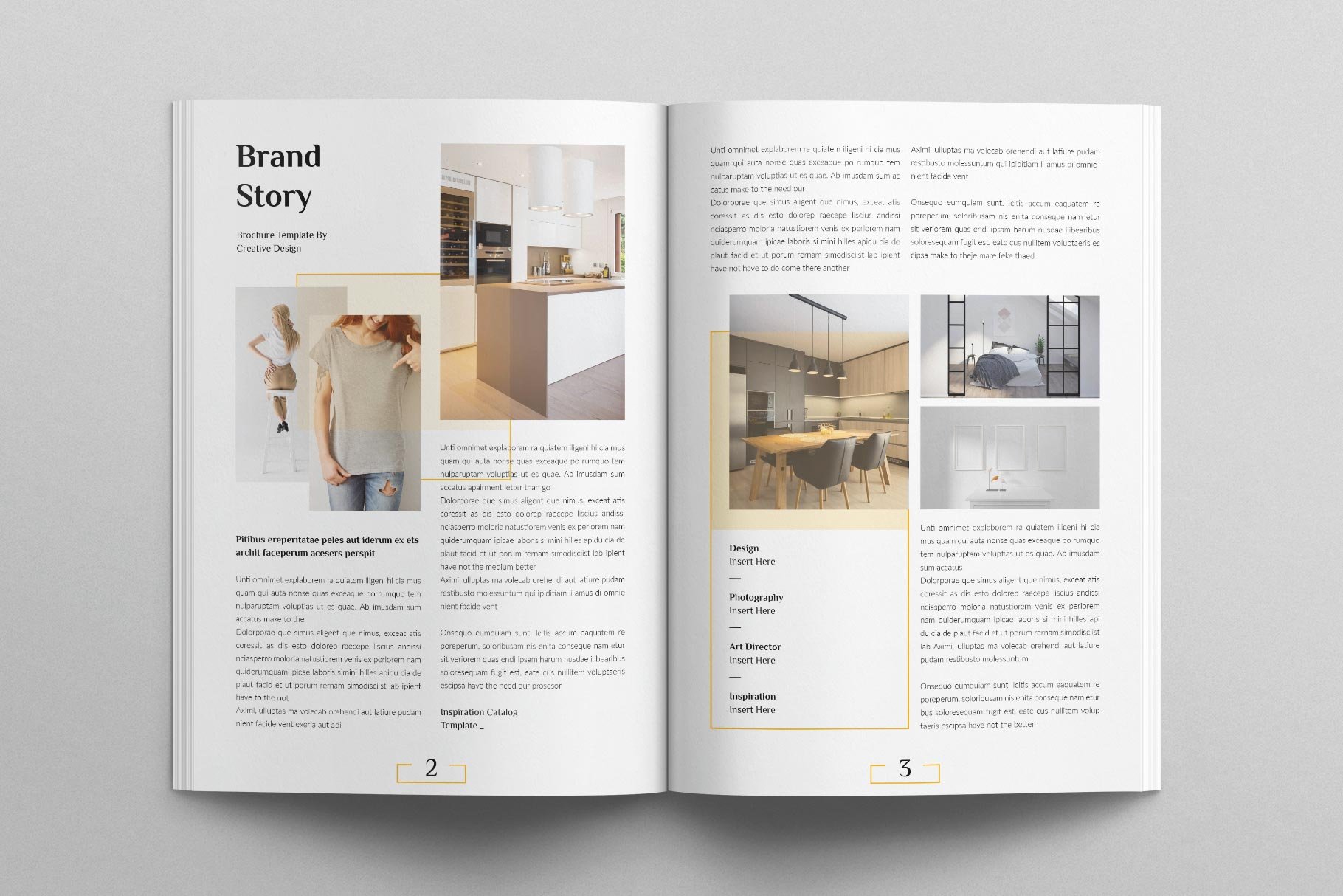 Catalog Template Design Layout - Design Cuts