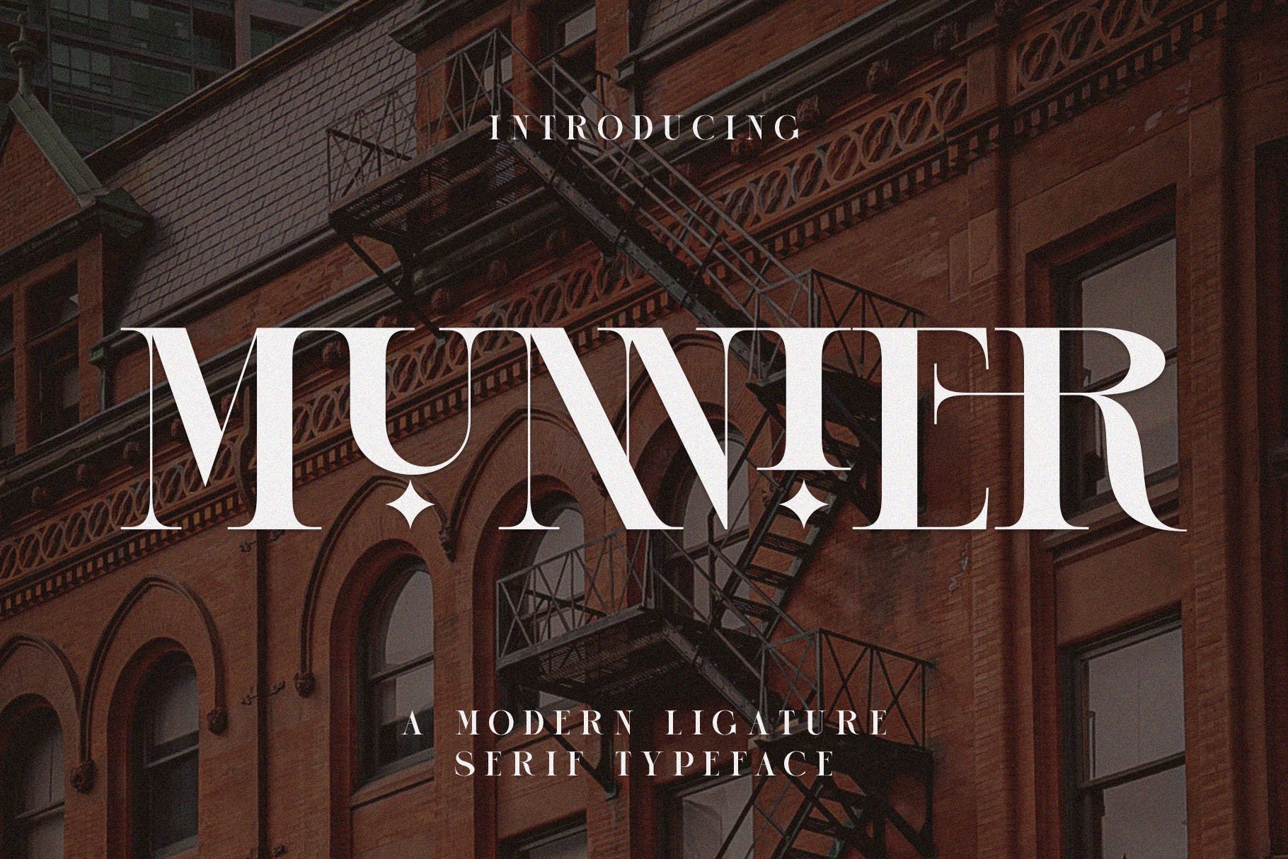 MUNNIER Modern Ligature Serif - Design Cuts