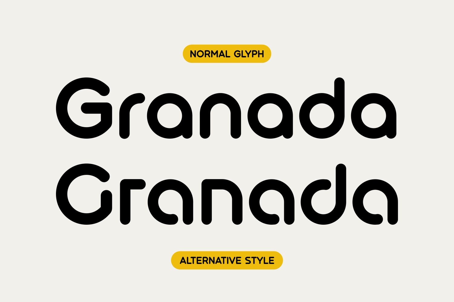 Goodly - Geometric Rounded Fonts Family - Design Cuts