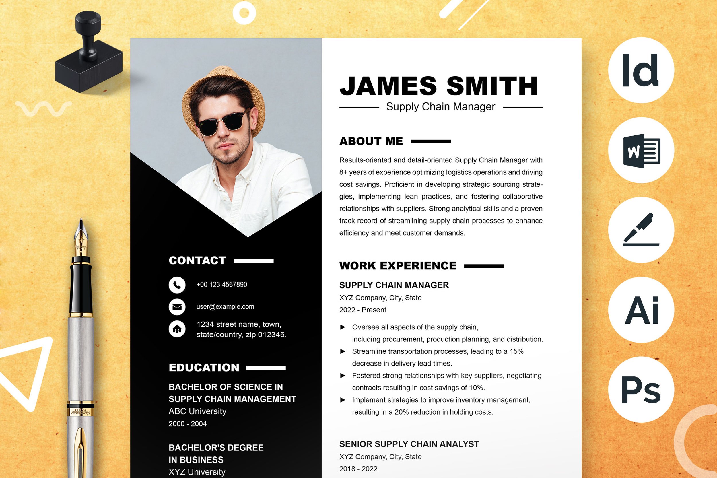 Modern Resume Template And Format - Design Cuts