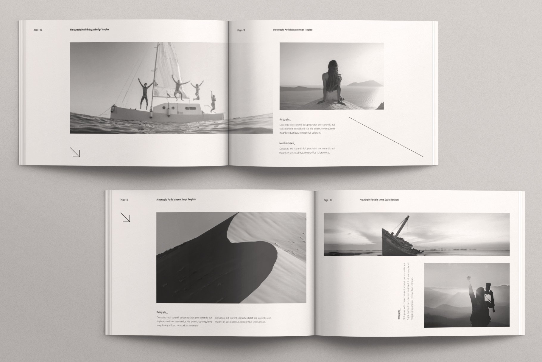 Digital Photography Portfolio Template Landscape - Design Cuts