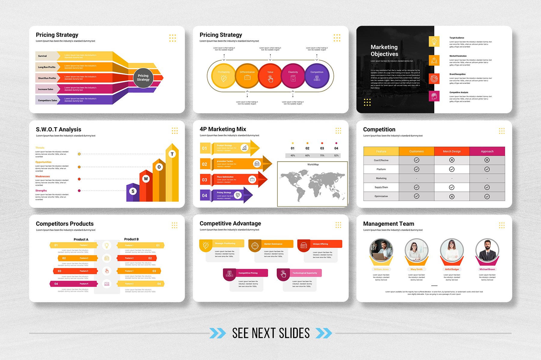 Investor Pitch Deck PowerPoint Template - Design Cuts