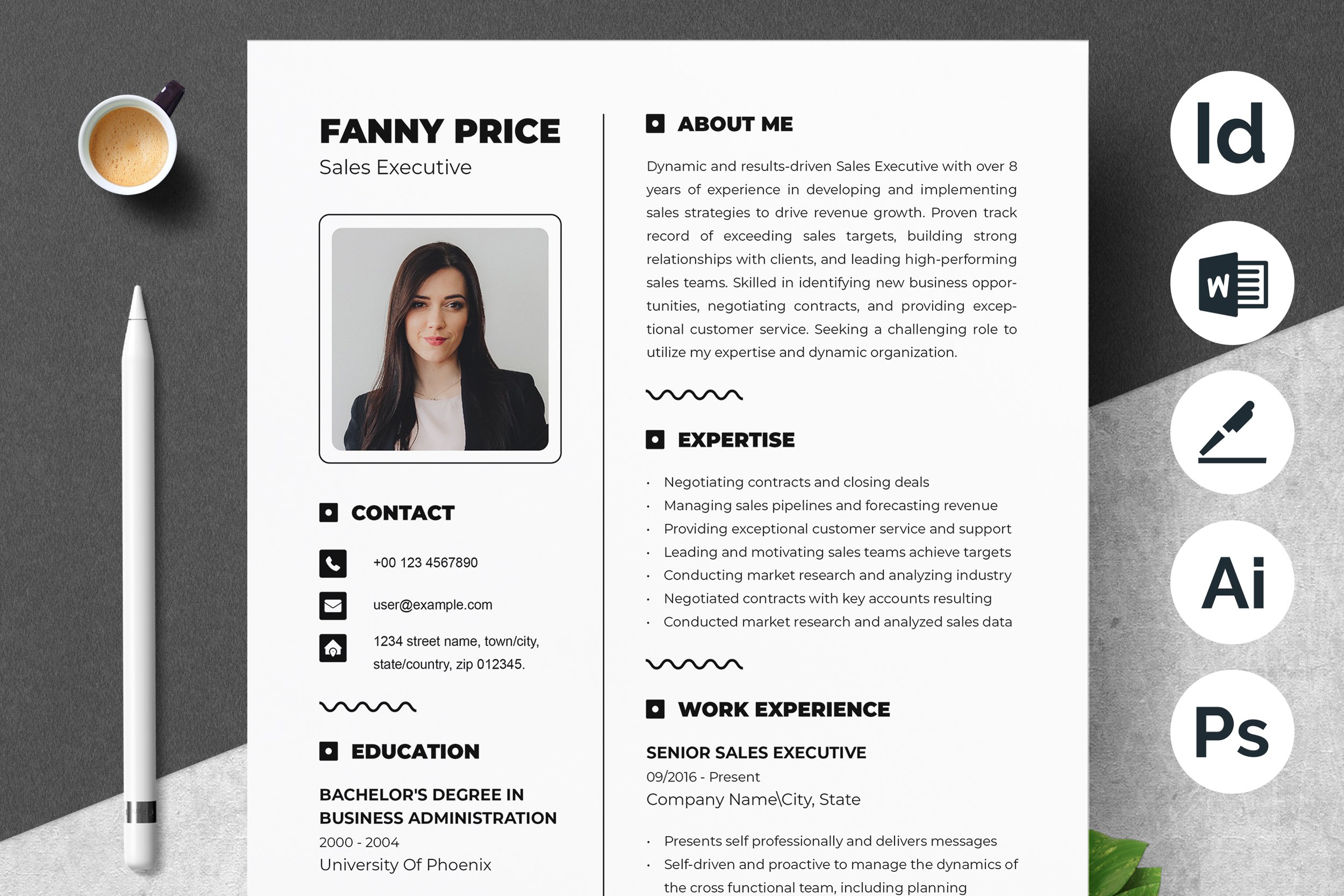 Clean Resume 7 - Design Cuts