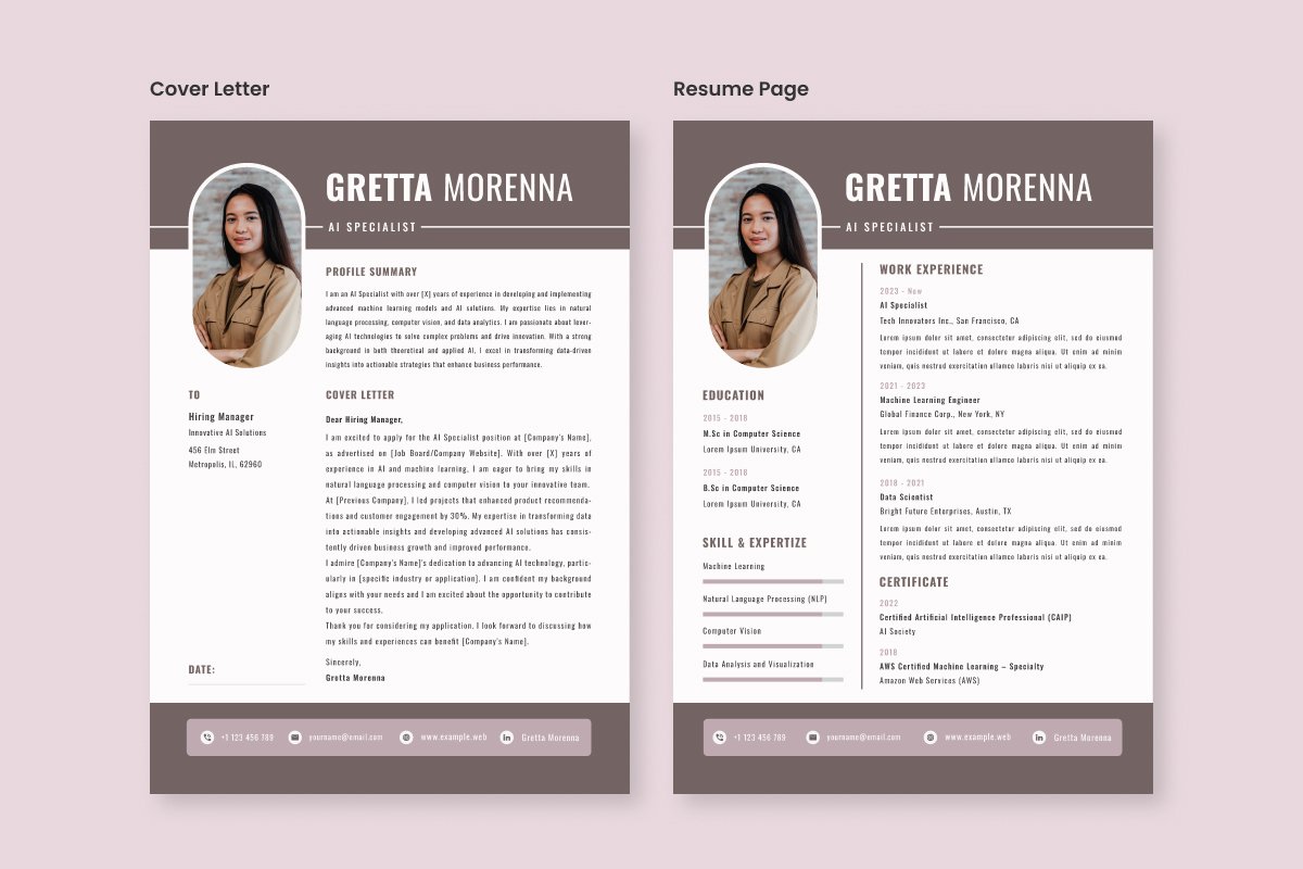 CV Resume AI Specialist V4 - Design Cuts