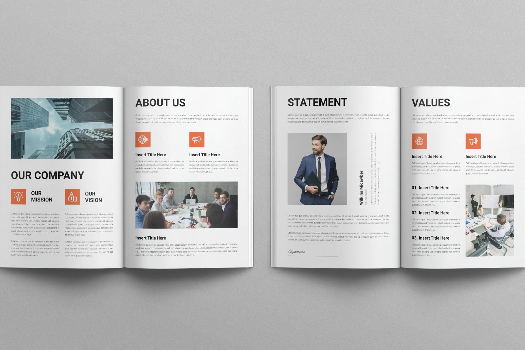 Company Profile Template Design Layout - Design Cuts