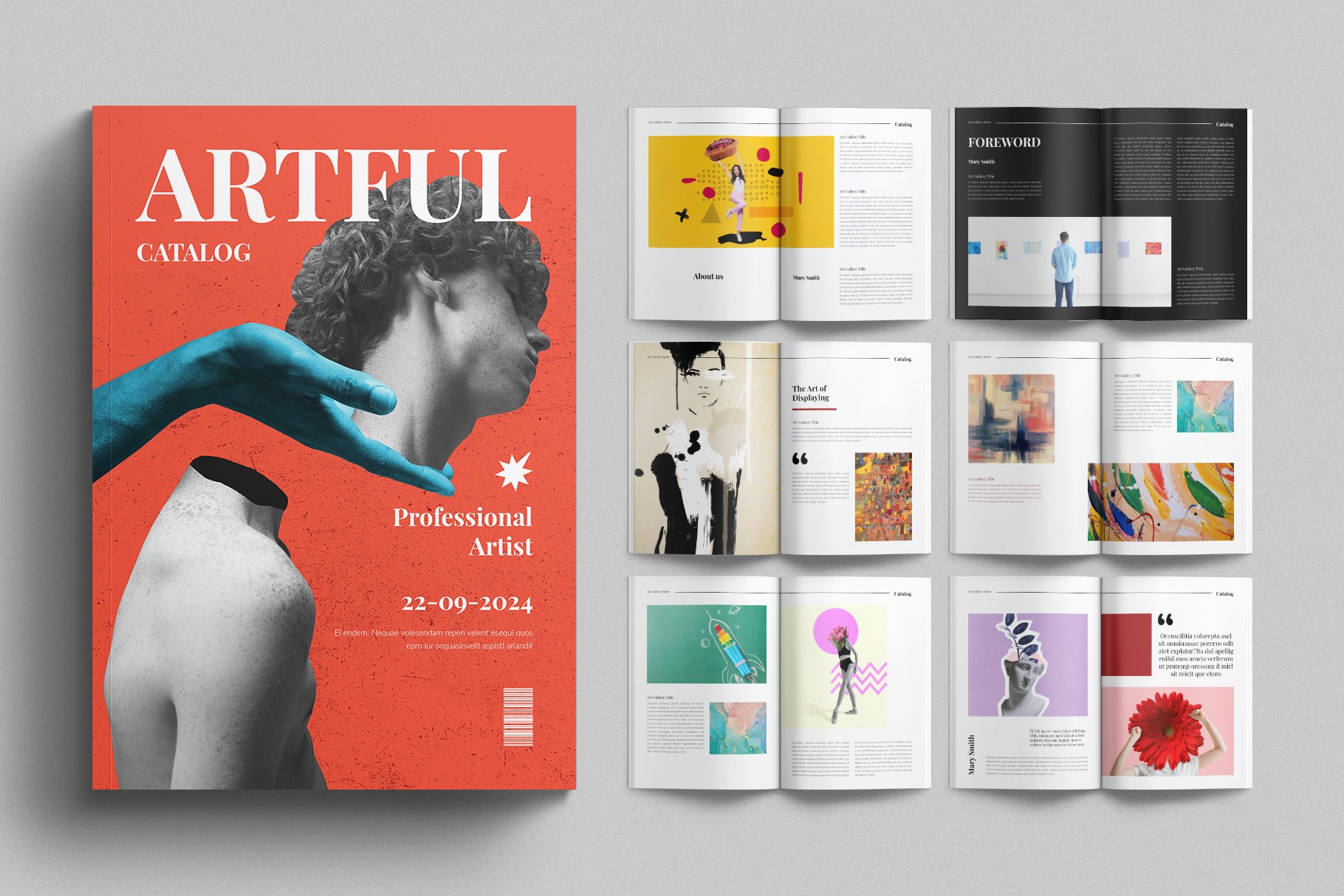 Artfull Catalog Layout Design Template