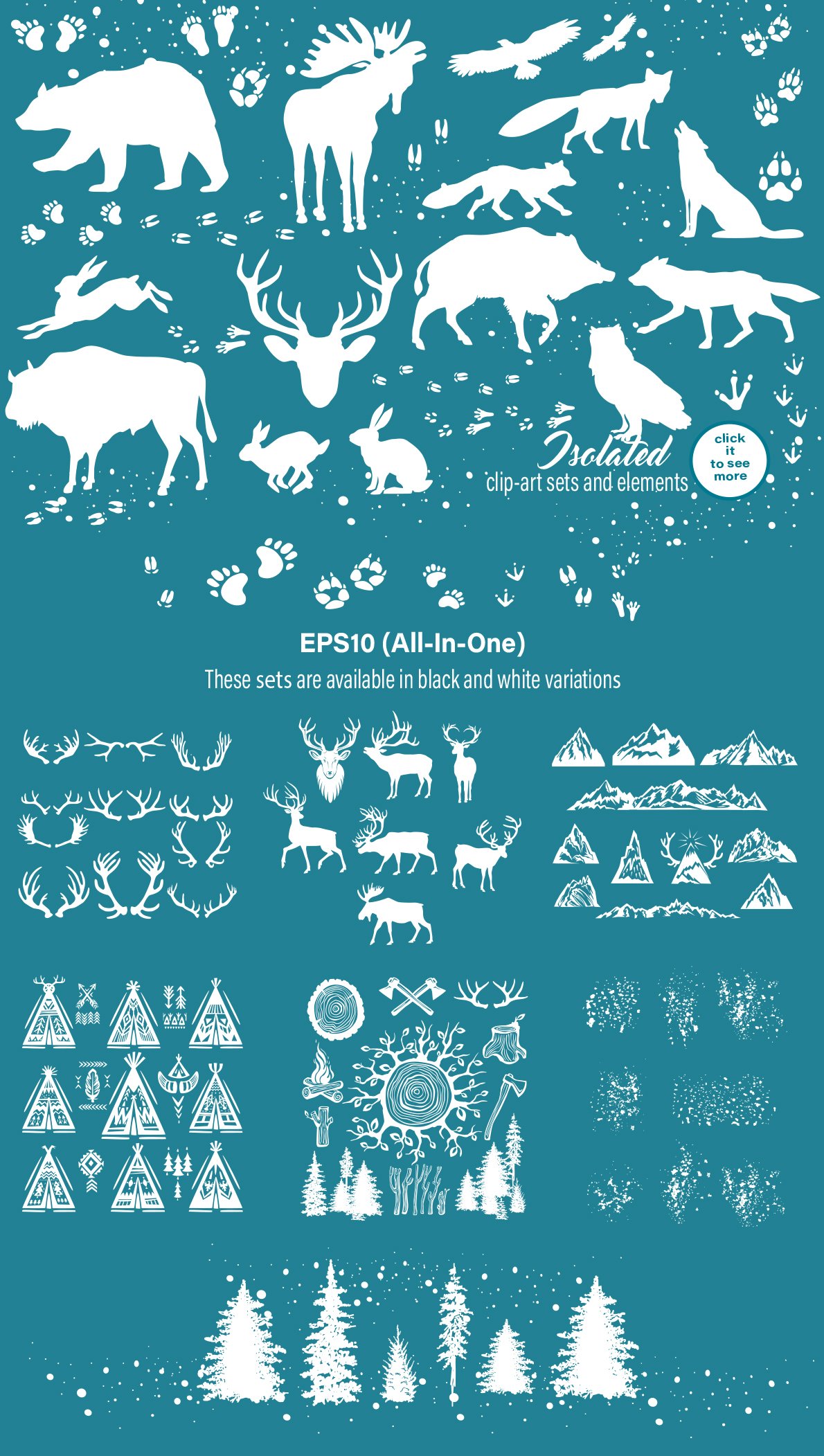 Woodland adventure design cuts