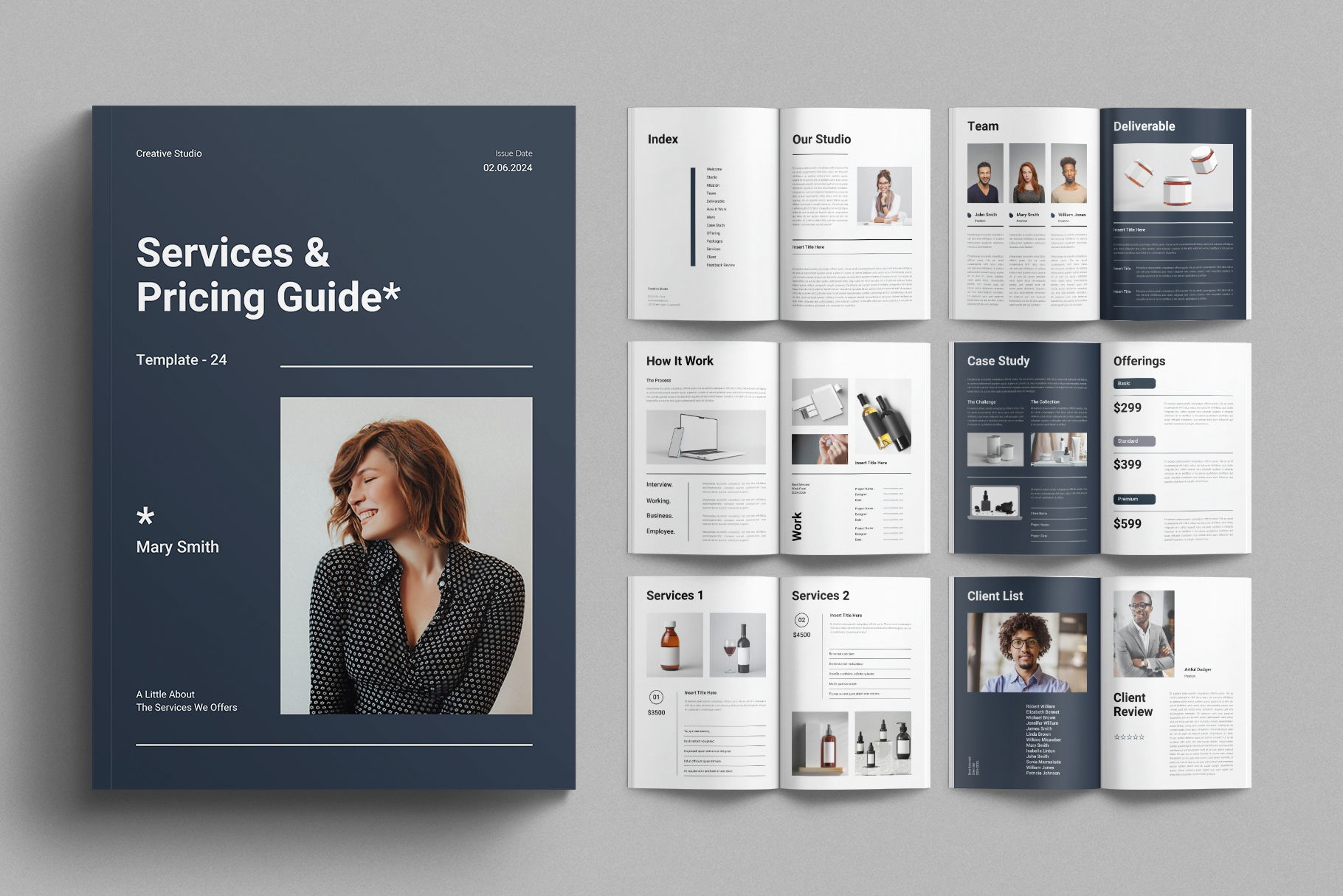 Services & Pricing Guide Template 2 - Design Cuts