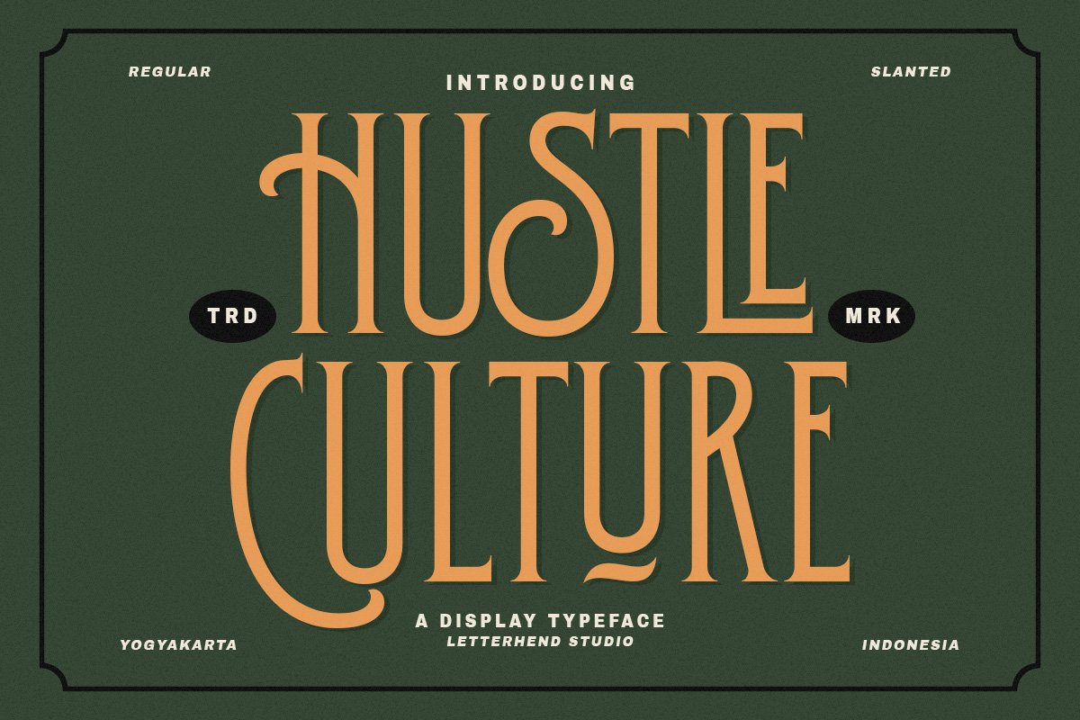 Hustle Culture Vintage Display Design Cuts Hustle Culture Vintage Display Design Cuts