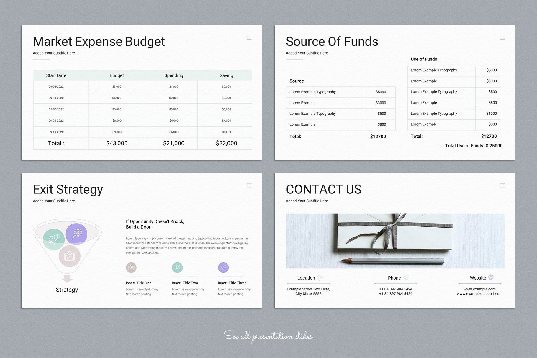 Marketing Strategy Presentation Template - Design Cuts