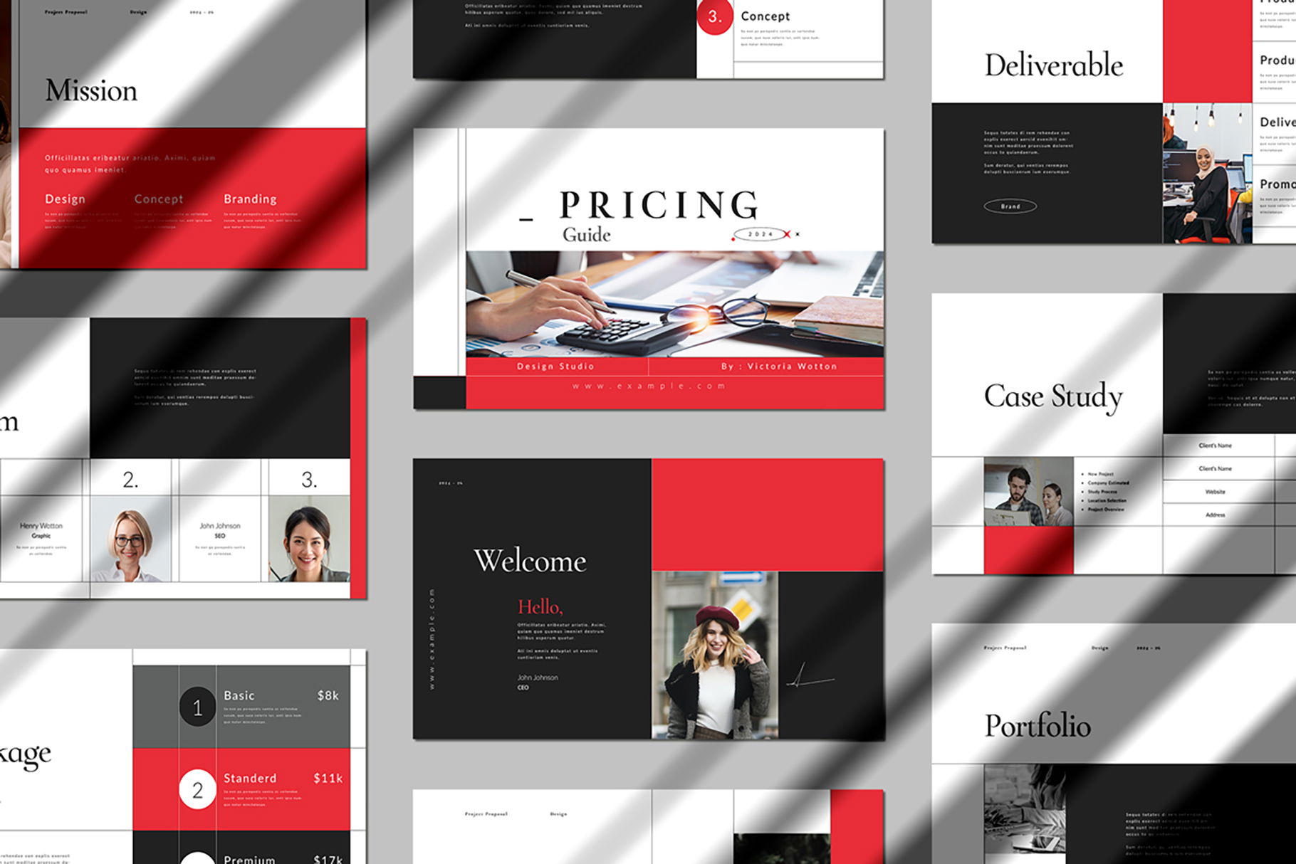 Pricing Guide Keynote Template - Design Cuts