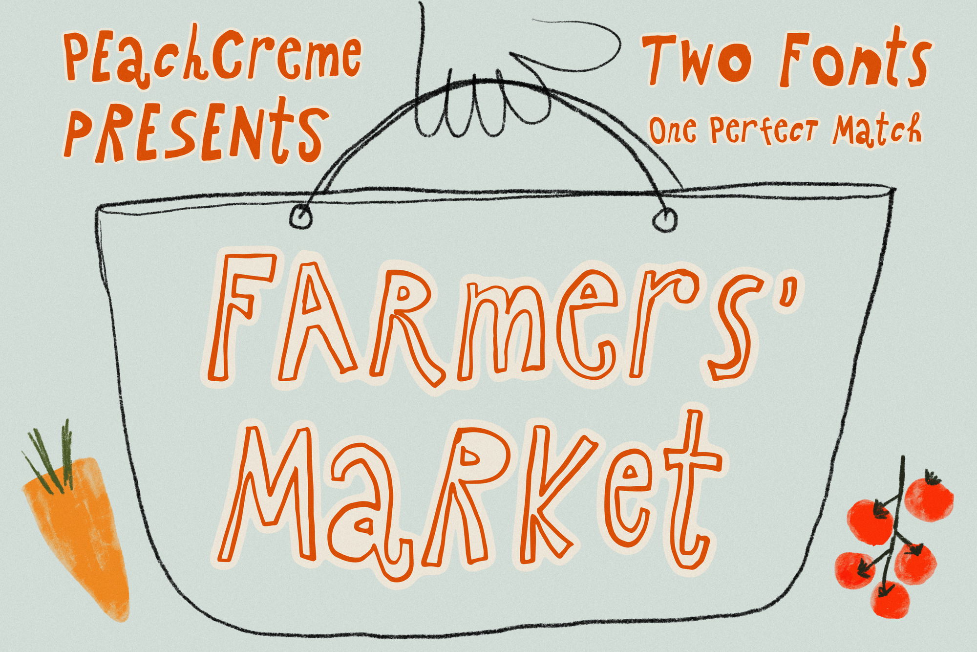 Farmers Market Font Duo - Design Cuts